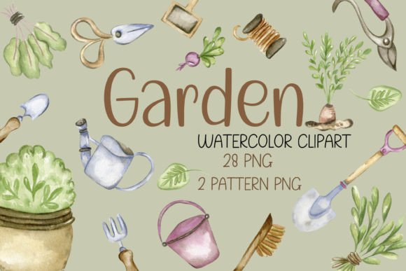Garden Watercolor Clipart & Illustrations Review